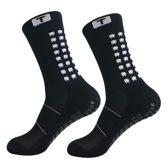 Direct sales of non-slip and wear-resistant football socks, mid-calf compression socks, sports rubber and thickened towel-soled football socks