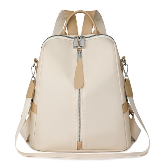 Korean Style Fashionable Casual Travel Backpack, Simple, Retro Women's Backpack, Outdoor, Large Capacity, Multipurpose Shoulder Bag