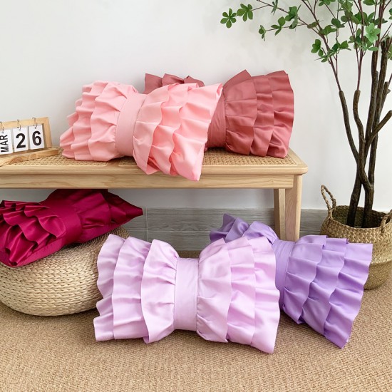 Cross-border INs Nordic living room sofa pillowcases, bow print bay window pillows, bedside cushions Cross-border INs Nordic living room sofa pillowcases, bow print bay window pillows, bedside cushions