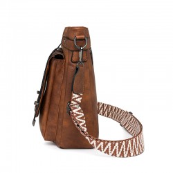 Multi-pocket tote bags, women's retro single-shoulder multifunctional crossbody bags, custom PU designs, cross-border hot-selling commuter bags