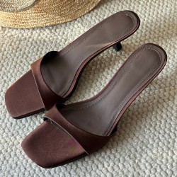 Women's nude high heels, soft leather stilettos, pointed toes, soft soles, French-style shoes with a gentle skirt-matching effect.