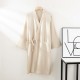 Men's spring and summer nightgown, thin, plus-size, kimono bathrobes, loose, three-quarter sleeve crepe for couples Men's spring and summer nightgown, thin, plus-size, kimono bathrobes, loose, three-quarter sleeve crepe for couples