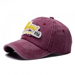 New Cross-border Washed and Distressed Ripped Baseball Cap, Men's Fashionable Retro Wide-brim, Face-enhancing Small Sun Visor Cap