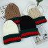 Amazon acrylic beanies, glossy knitted hats, European and American autumn and winter pullover hats for men and women, candy-colored hats