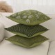 Cross-border Nordic ins green chenille jacquard pillows, retro pastoral cushions for living room sofas Cross-border Nordic ins green chenille jacquard pillows, retro pastoral cushions for living room sofas