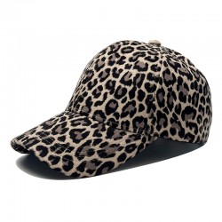 New cross-border Amazon hot sellers. Women's casual, versatile leopard-print baseball cap, summer outdoor sun hat.