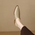 Vintage wedge-heel flip-flops, fashionable, elegant, open-toe, high-end sandals for summer outdoor wear.