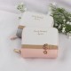 Lianbu Korean-style short women's wallet, a fresh, two-fold, zippered, solid-color PU, student wallet.