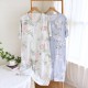 Women's nightgown, pure cotton gauze suspender bath skirt, thin summer mid-length loungewear, soft and breathable. Women's nightgown, pure cotton gauze suspender bath skirt, thin summer mid-length loungewear, soft and breathable.