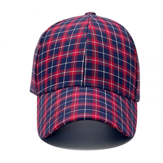 New cross-border plaid striped baseball caps, men's sun protection, sun visor hats, women's outdoor breathable couple's baseball caps. New cross-border plaid striped baseball caps, men's sun protection, sun visor hats, women's outdoor breathable couple's baseball caps.