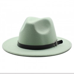 European and American foreign trade eBay, AliExpress, Amazon couples hat, woolen top hat, gentleman jazz hat, flat brim, wide-brimmed hat