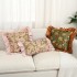 Cross-border Nordic ins mesh chenille pillowcase, small daisy lace, fresh floral pattern, home decor