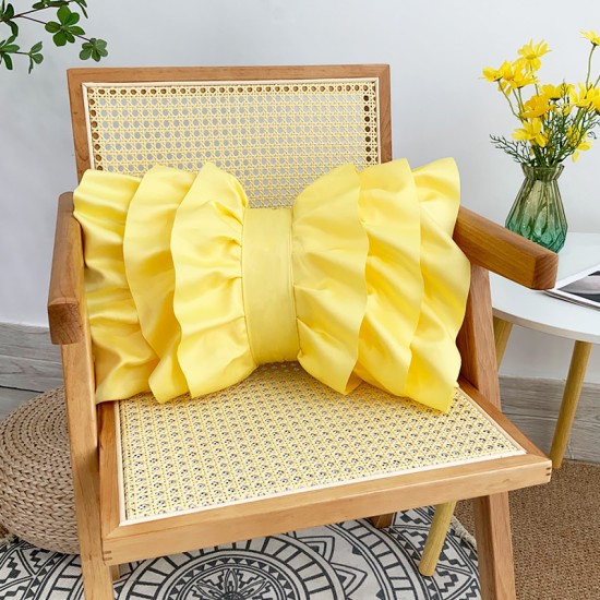 Cross-border INs Nordic living room sofa pillowcases, bow print bay window pillows, bedside cushions Cross-border INs Nordic living room sofa pillowcases, bow print bay window pillows, bedside cushions