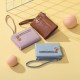 Pretty 2023 New Women's Short Wallet, Zippered Folding Multifunctional Large-Capacity Wallet, Clutch, Wholesale
