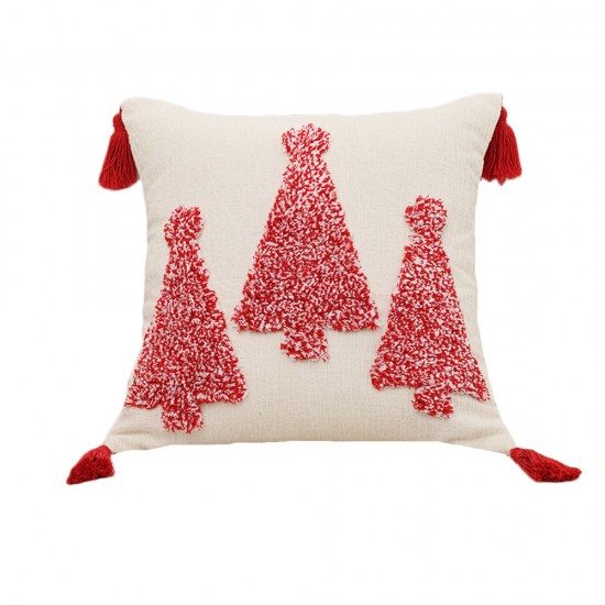 Cross-border ins, Christmas embroidered Christmas tree pillowcases, Chanel-style sequined living room sofa decorative cushions Cross-border ins, Christmas embroidered Christmas tree pillowcases, Chanel-style sequined living room sofa decorative cushions