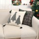 Cross-border ins, Christmas embroidered Christmas tree pillowcases, Chanel-style sequined living room sofa decorative cushions Cross-border ins, Christmas embroidered Christmas tree pillowcases, Chanel-style sequined living room sofa decorative cushions