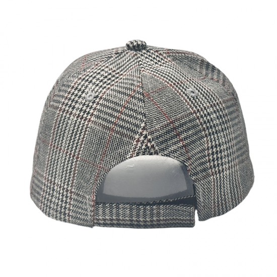 Classic plaid plaid baseball cap, colorful plaid sun hat for spring, summer, and autumn, trendy men's and women's baseball cap