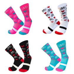 New autumn/winter women's socks, Amazon Ghost Trend socks, Instagram pumpkin socks, heart-shaped mid-calf socks for baby sports.
