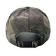 2025 Korean new style washed camouflage curved brim baseball caps with puppy embroidery, outdoor sun protection caps.