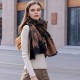 Women's scarf, a 2025 winter hit, a new imitation cashmere student warm scarf, a fashionable and versatile outerwear wholesale shawl