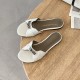 Retro French Open-Toe Stiletto Sandals for Summer Outdoor Wear