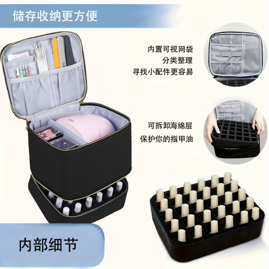 Feihong cross-border vertical striped storage bag, high-quality corduroy cosmetic bag, large-capacity portable toiletries bag.