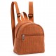 Cross-border hot-selling mini backpack, solid color, multi-color, stylish corduroy backpack Simple, casual backpacks for men and women