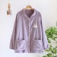Summer women's pajamas, pure cotton yarn-dyed jacquard double-layered gauze short-sleeved trousers, thin two-piece loungewear set