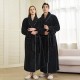 Women's nightdresses, thickened and long coral fleece pajamas for autumn and winter, women's winter flannel bathrobes, spring and autumn coral.
