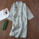 Men's and women's summer cotton gauze nightdresses, cardigans, Japanese yukata, Japanese-style bathrobes, plus-size, couples' saunas