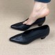 2023 New French Retro Matte Brown, Versatile Shoes