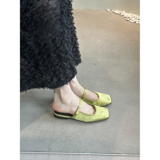 Green wonderland! Satin pointed-toe bow high heels for women, spring shallow-cut sandals. Green wonderland! Satin pointed-toe bow high heels for women, spring shallow-cut sandals.