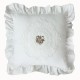 French lace pillow, all-cotton white ins square lumbar pillow, American sofa bedroom backrest cushion French lace pillow, all-cotton white ins square lumbar pillow, American sofa bedroom backrest cushion