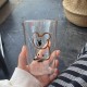 Homemade retro and fresh Instagram glass Green striped irregular water and milk cup, niche and simple. Homemade retro and fresh Instagram glass Green striped irregular water and milk cup, niche and simple.