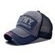 Cross-border AFNY 3D embroidered baseball cap with patched lettering for men, personalized casual sun visor for women.