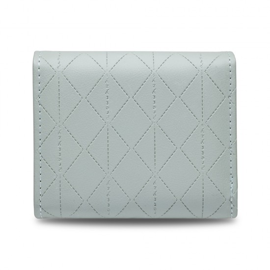 Prettyzys/Pretty's new women's wallet, a stylish, foldable, zippered, short, multifunctional coin purse with a Japanese and Korean design.