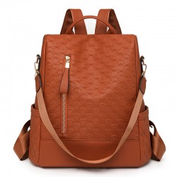 2025 New High-end Women's Backpack, Checkerboard Pattern, Casual, Versatile, Fashionable Travel backpack, dual-use shoulder bag