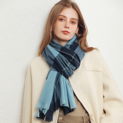 Plaid Winter Scarf, 2023 New Faux Cashmere Scarf and Shawl for Women Fashionable, thickened, warm scarves, factory direct supply.