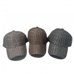 Classic plaid plaid baseball cap, colorful plaid sun hat for spring, summer, and autumn, trendy men's and women's baseball cap