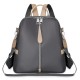Korean Style Fashionable Casual Travel Backpack, Simple, Retro Women's Backpack, Outdoor, Large Capacity, Multipurpose Shoulder Bag
