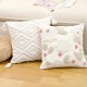 Cross-border ins Nordic embroidered bow and flower sofa pillows, tufted girly heart cushions for home decor Cross-border ins Nordic embroidered bow and flower sofa pillows, tufted girly heart cushions for home decor