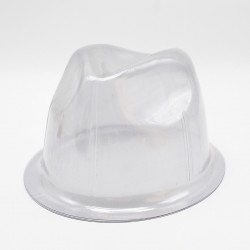 PVC plastic hat holders, round top flat hats.