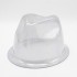 PVC plastic hat holders, round top flat hats.