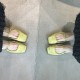 Green wonderland! Satin pointed-toe bow high heels for women, spring shallow-cut sandals. Green wonderland! Satin pointed-toe bow high heels for women, spring shallow-cut sandals.