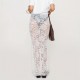 One-Shoulder Strapless Bow Short-Sleeved Tube Top for Women, Lace-Up Decorated Slim Fit Waisted Puffy Flower Bud Dress