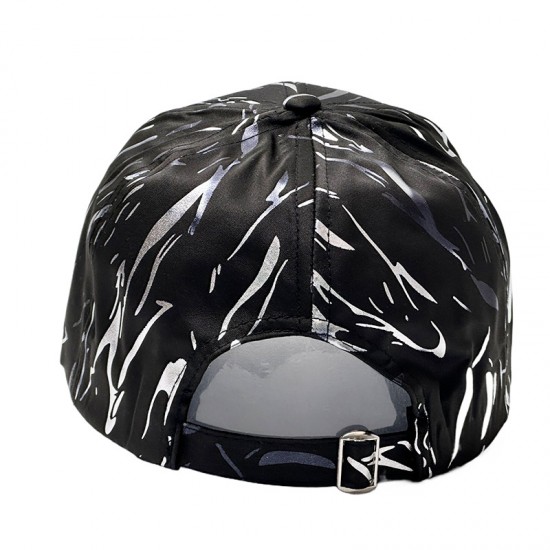 New cross-border Amazon summer sun protection, fashionable casual baseball caps with gold foil, trendy influencer caps for men and women.