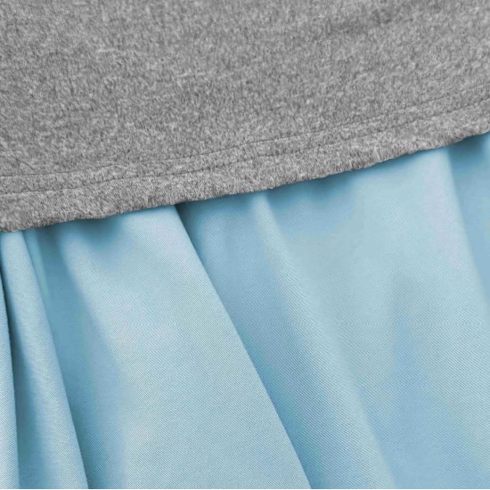 Square-neck lace-trimmed bow long-sleeved T-shirt for women. Contrast-color stitching bow-knot long-sleeved, waist-hugging, slimming cropped top