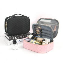Cross-border hot-selling, 40% off, wet/dry separation, multi-color hanging toiletry and cosmetics storage bag.