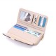 Lianbu New Cross-Border Wallet, Long Solid Color, Stylish and Simple PU Multifunctional Large-Capacity Clutch, In Stock
