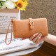 Lianbu new women's wallet, Korean-style, fashionable, versatile, European and American style, soft PU zippered multifunctional large-capacity wallet